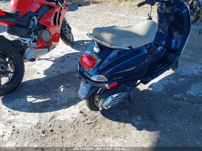 2009 VESPA LX 50 ZAPC386B995009922