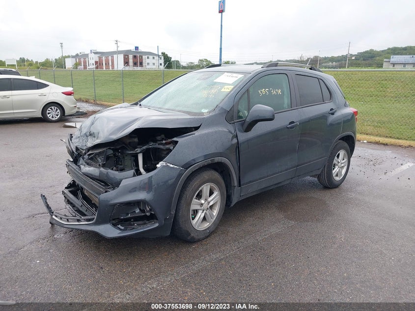 VIN KL7CJLSBXMB303983 2021 CHEVROLET TRAX 1LT