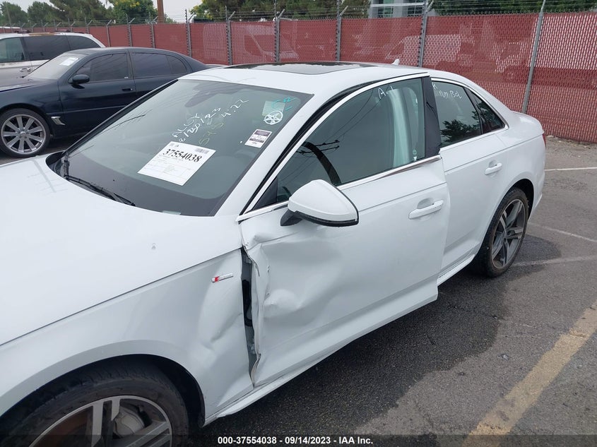 VIN WAUENAF44JN000575 2018 AUDI A4 PREMIUM PLUS