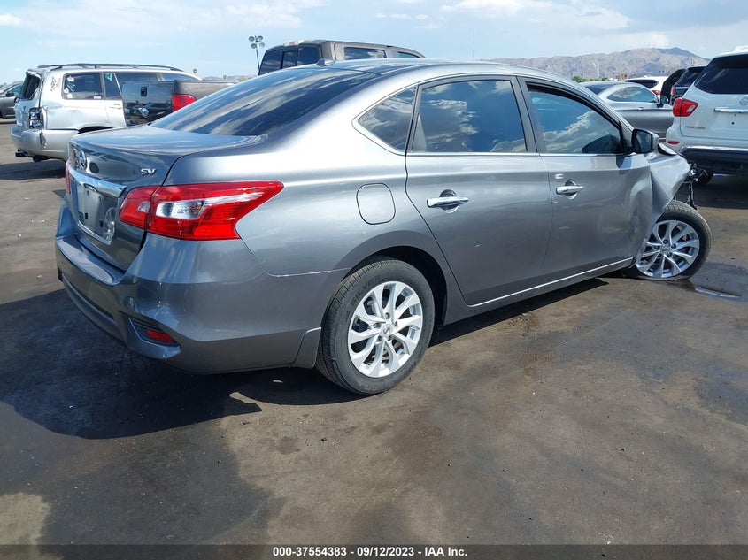 VIN 3N1AB7AP3KL614780 2019 NISSAN SENTRA SV