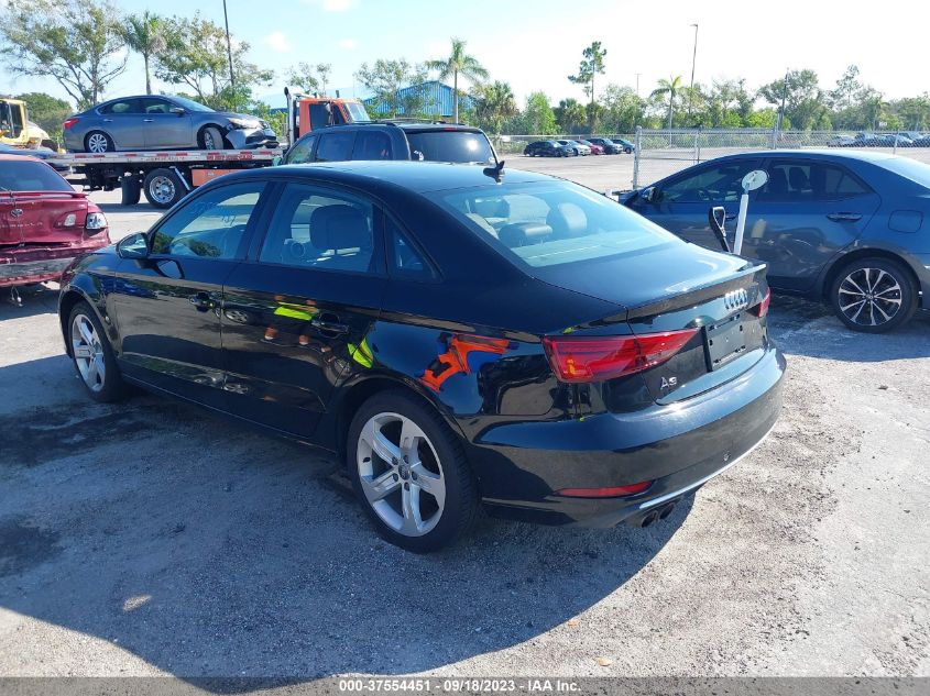 2017 AUDI A3 SEDAN PREMIUM - WAUAUGFF6H1027154