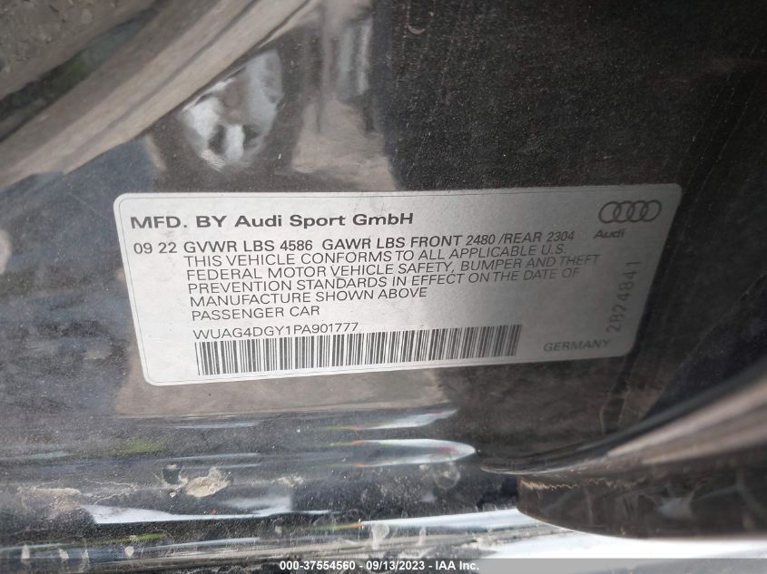 2023 AUDI RS 3 - WUAG4DGY1PA901777