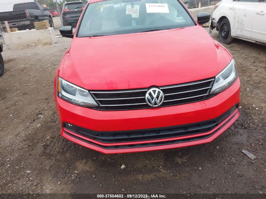 2016 VOLKSWAGEN JETTA SEDAN 1.8T SPORT - 3VWD17AJ9GM356255