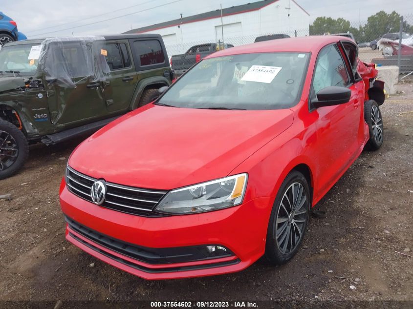 2016 VOLKSWAGEN JETTA SEDAN 1.8T SPORT - 3VWD17AJ9GM356255