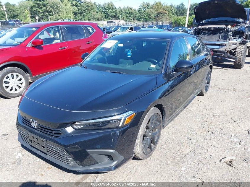 VIN 2HGFE2F53NH582898 2022 HONDA CIVIC SEDAN SPORT