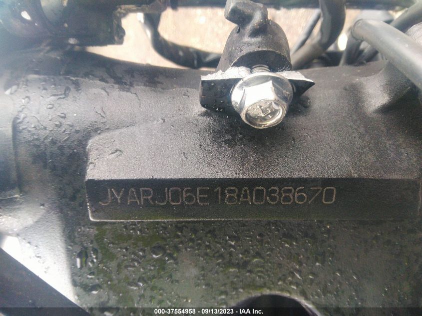2008 YAMAHA YZFR6 S - JYARJ06E18A038670