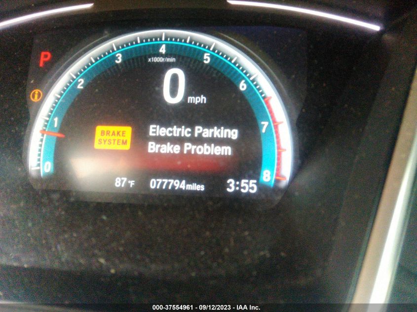 2018 HONDA CIVIC SEDAN EX-T - JHMFC1F31JX003585