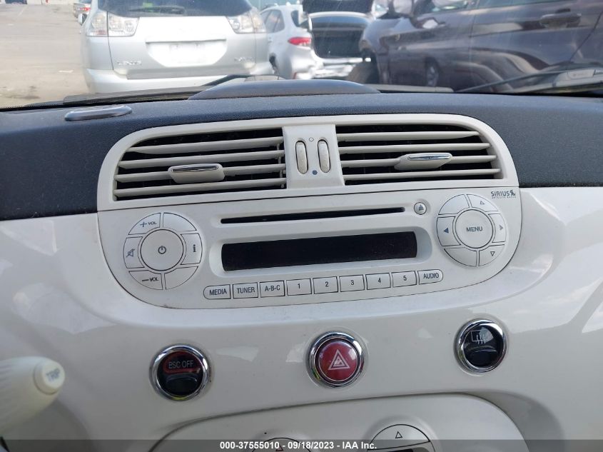 2013 FIAT 500E BATTERY ELECTRIC 3C3CFFGE3DT744480