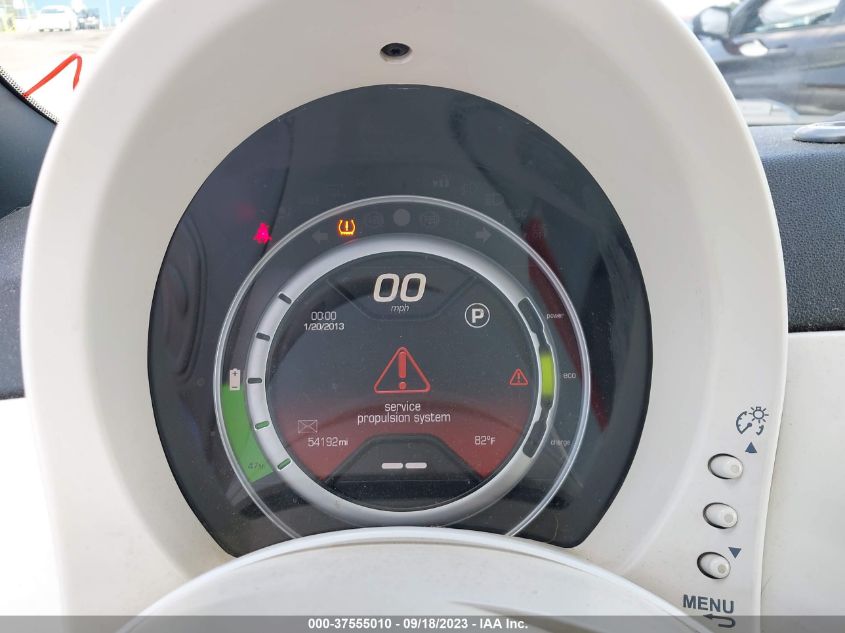 2013 FIAT 500E BATTERY ELECTRIC 3C3CFFGE3DT744480