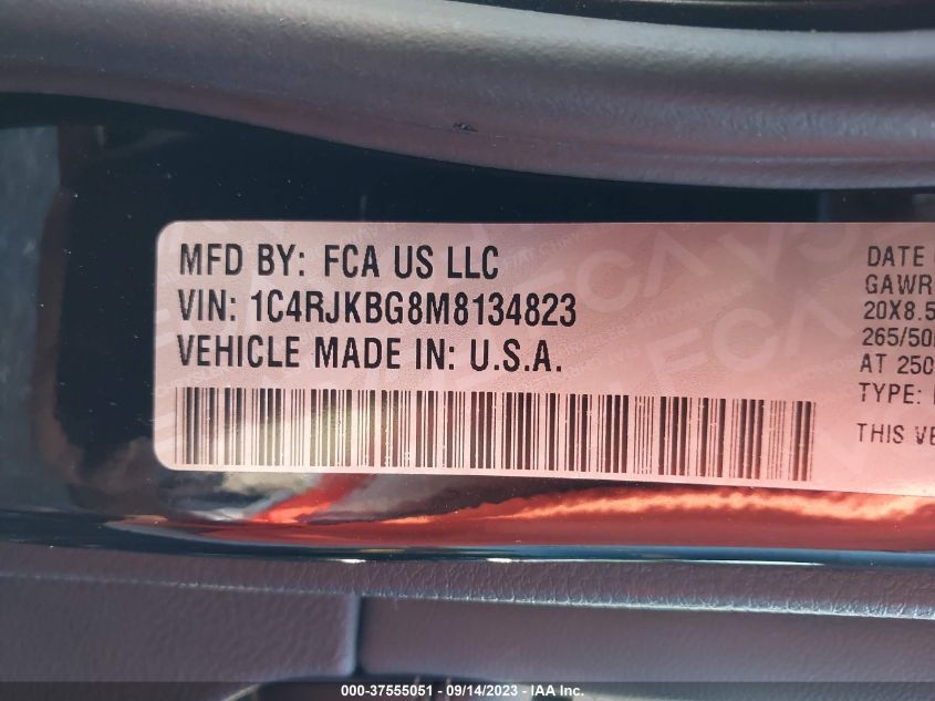 2021 JEEP GRAND CHEROKEE L LIMITED - 1C4RJKBG8M8134823