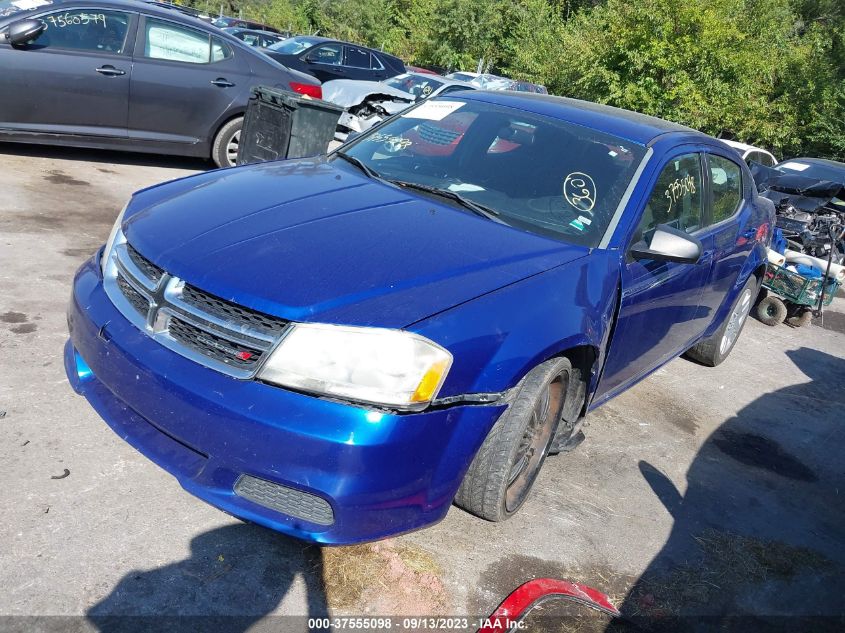 2013 DODGE AVENGER SE - 1C3CDZABXDN725821