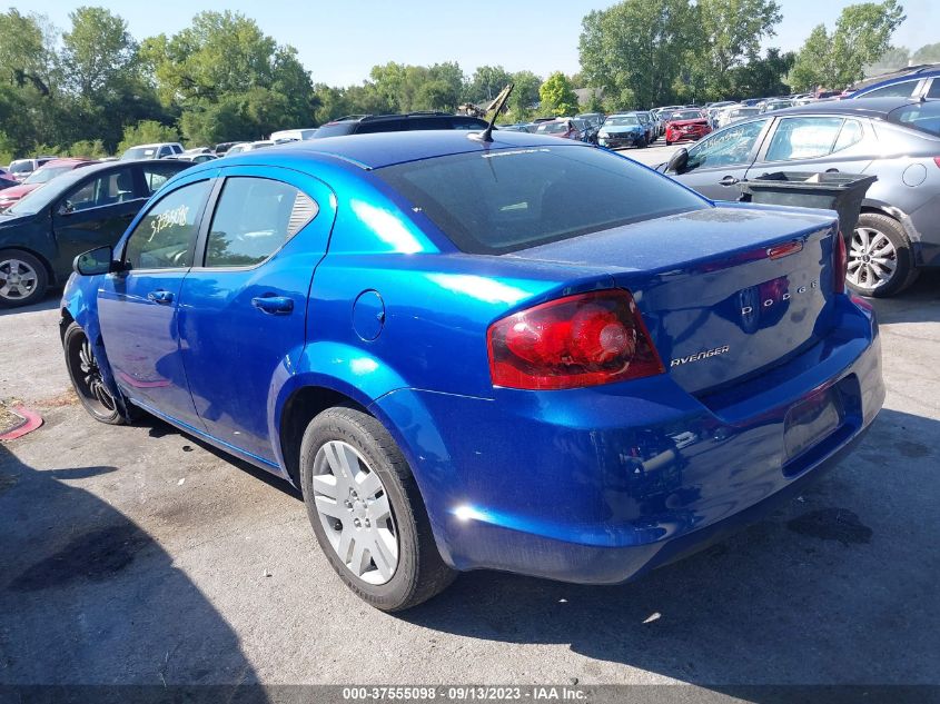 2013 DODGE AVENGER SE - 1C3CDZABXDN725821