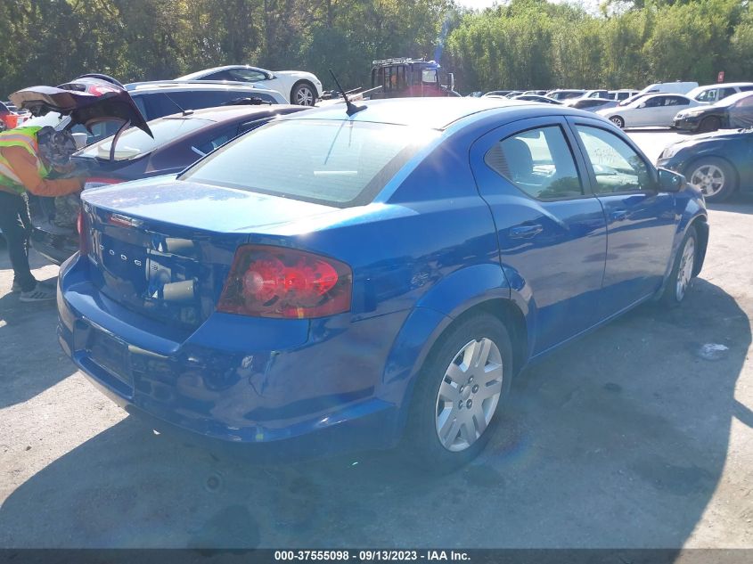 2013 DODGE AVENGER SE - 1C3CDZABXDN725821