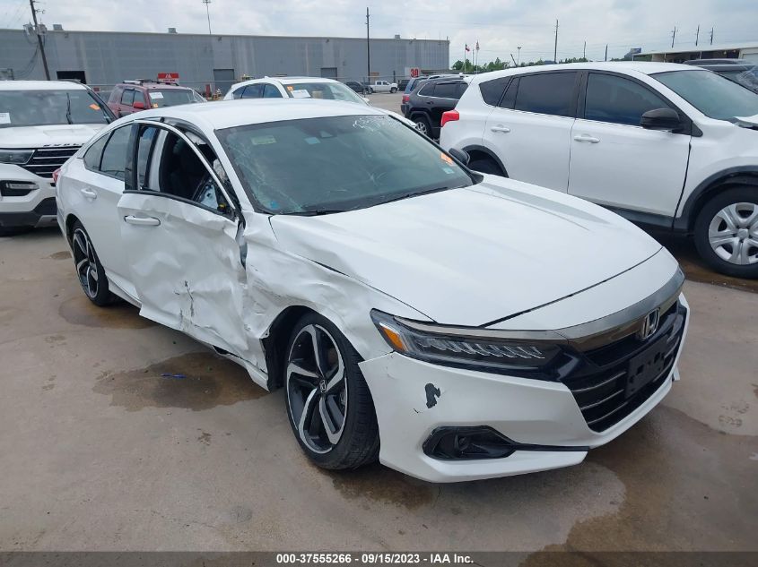 2022 HONDA ACCORD SEDAN SPORT - 1HGCV1F35NA017000