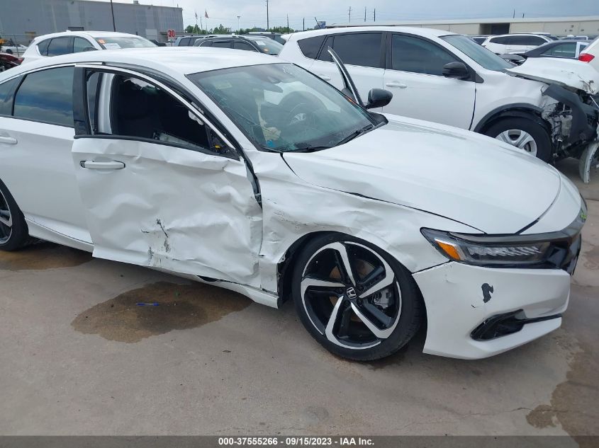 2022 HONDA ACCORD SEDAN SPORT - 1HGCV1F35NA017000