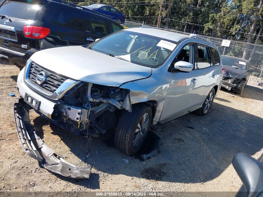 2017 NISSAN PATHFINDER SV - 5N1DR2MM0HC662697
