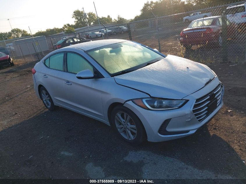 2018 HYUNDAI ELANTRA - KM8D84LF1JU449372