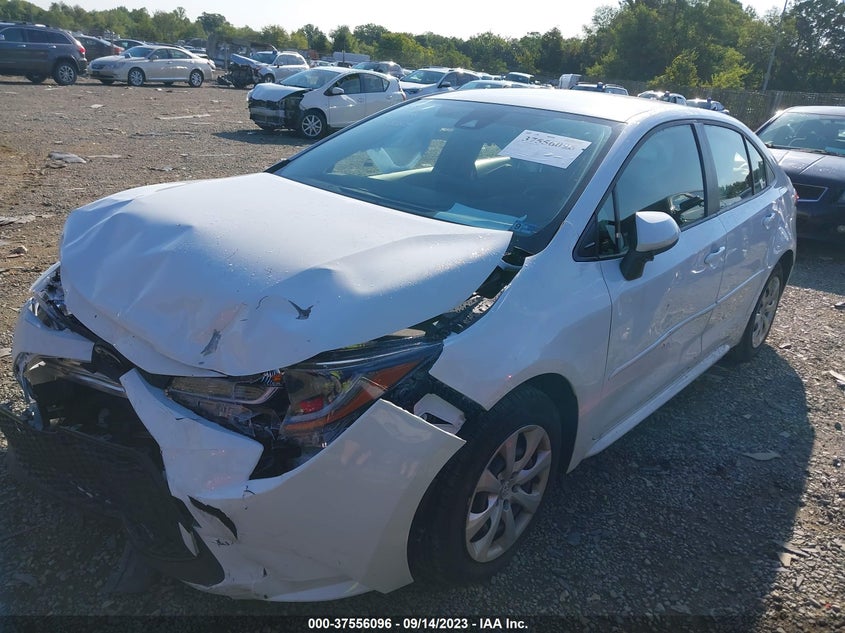 VIN JTDEPMAE7N3030508 2022 TOYOTA COROLLA LE