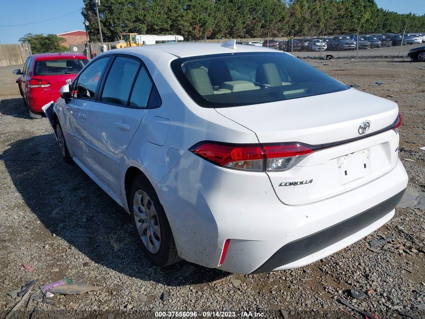 VIN JTDEPMAE7N3030508 2022 TOYOTA COROLLA LE