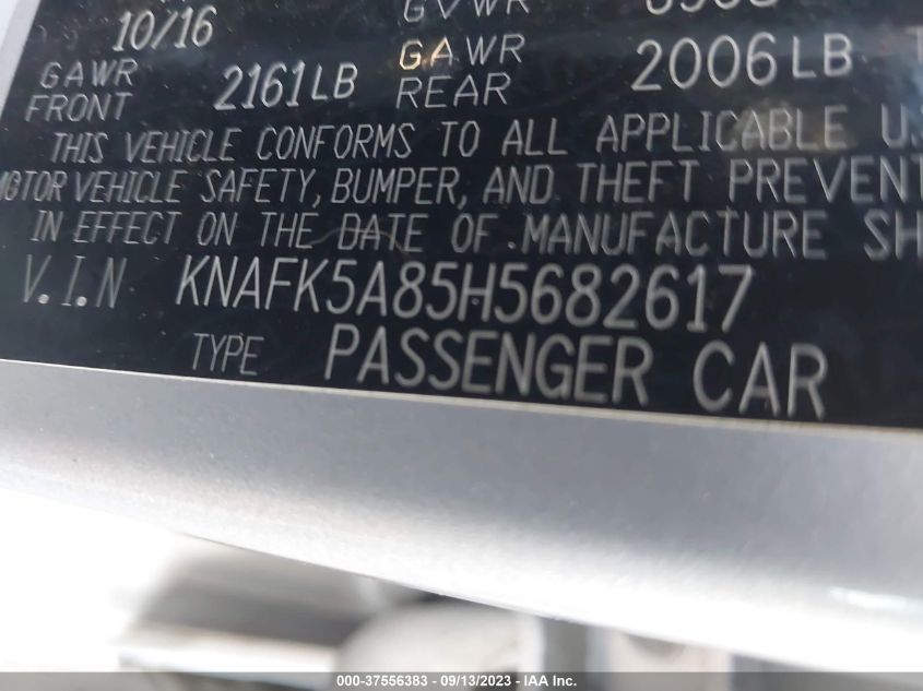 2017 KIA FORTE LX - KNAFK5A85H5682617