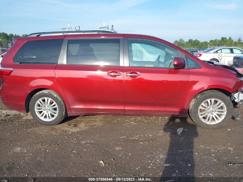 2016 TOYOTA SIENNA XLE/XLE AAS/LTD - 5TDYK3DC1GS765745