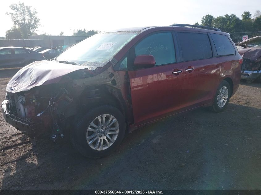 2016 TOYOTA SIENNA XLE/XLE AAS/LTD - 5TDYK3DC1GS765745