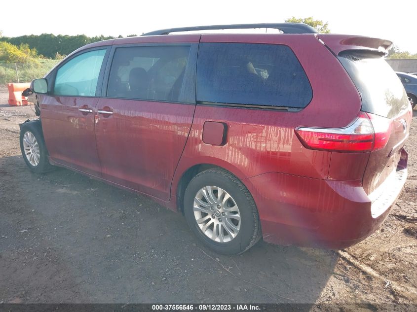 2016 TOYOTA SIENNA XLE/XLE AAS/LTD - 5TDYK3DC1GS765745