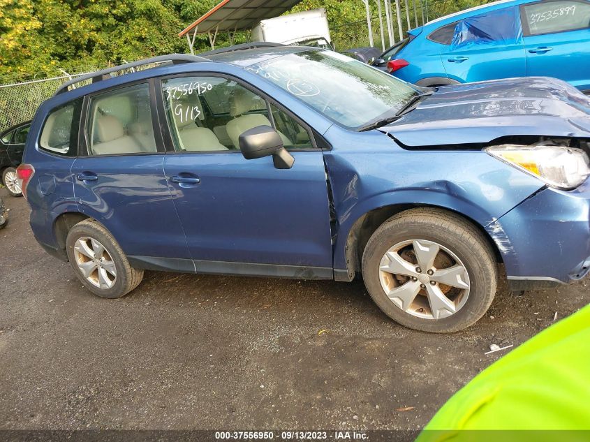 2016 SUBARU FORESTER 2.5I - JF2SJABC9GH558803