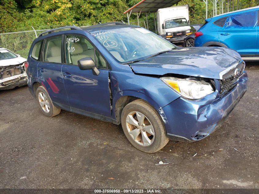 2016 SUBARU FORESTER 2.5I - JF2SJABC9GH558803