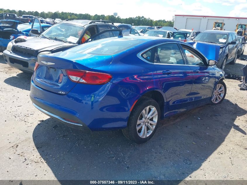 2015 CHRYSLER 200 LIMITED - 1C3CCCAB4FN631436