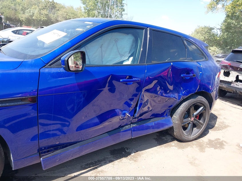 VIN SADCM2FV5JA298237 2018 JAGUAR F-PACE S