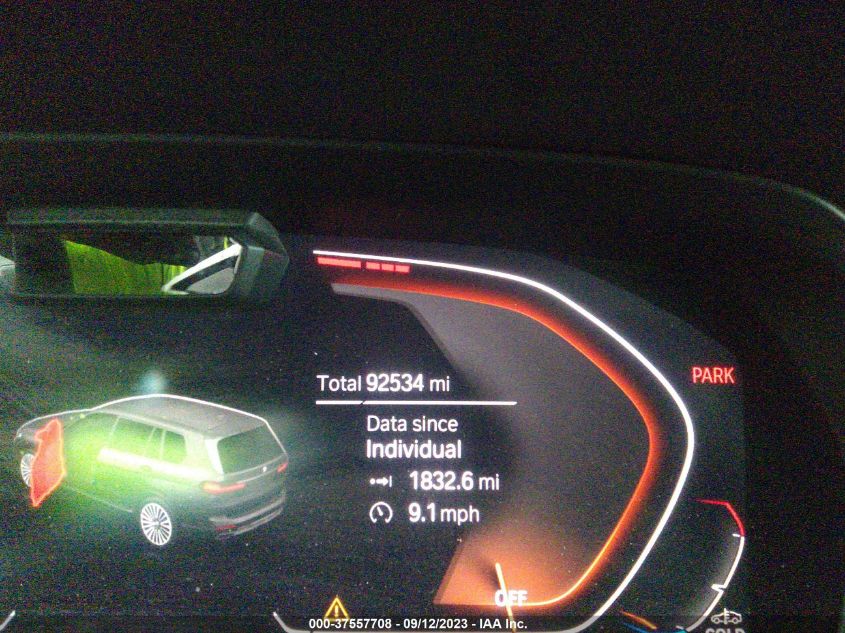 2020 BMW X7 XDRIVE40I 5UXCW2C02L9B84765