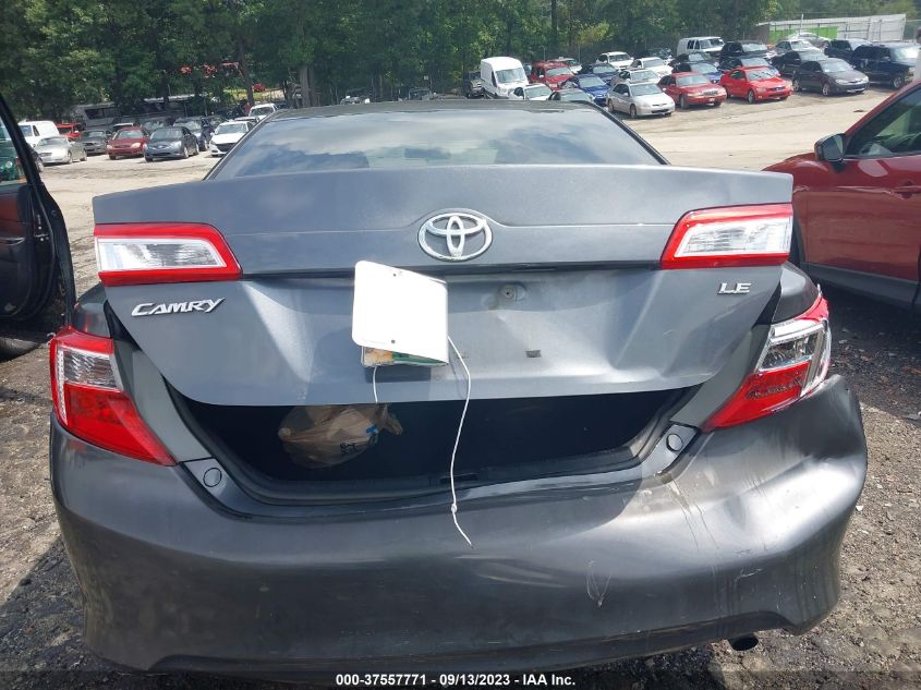 2013 TOYOTA CAMRY L/LE/SE/XLE - 4T4BF1FKXDR334123