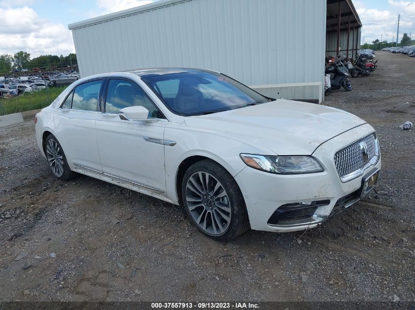 2018 LINCOLN CONTINENTAL RESERVE - 1LN6L9NP2J5602944