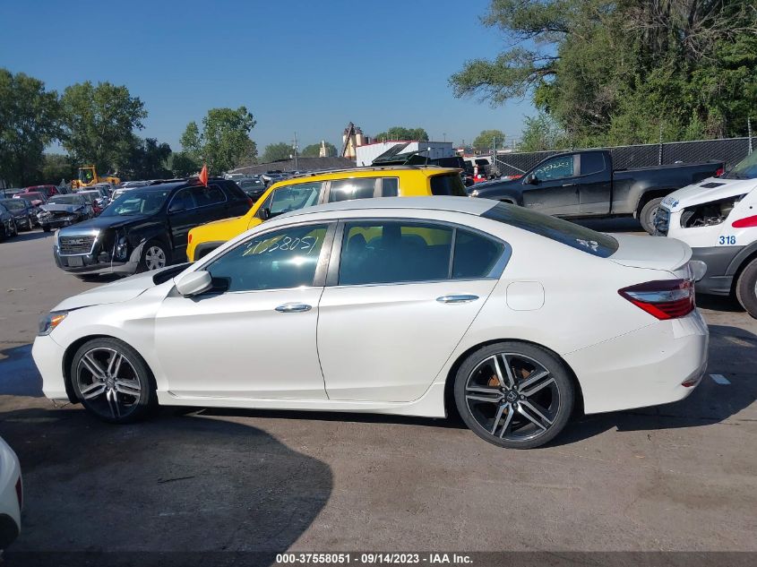 2016 HONDA ACCORD SEDAN SPORT - 1HGCR2F61GA066525