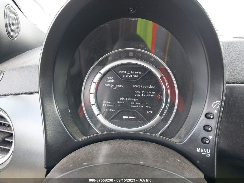 2013 FIAT 500E BATTERY ELECTRIC 3C3CFFGE4DT714081