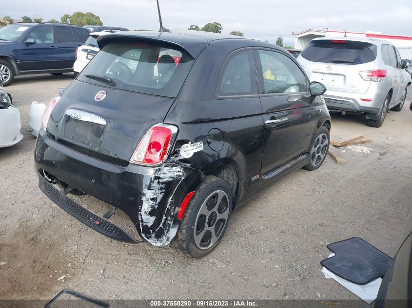 2013 FIAT 500E BATTERY ELECTRIC 3C3CFFGE4DT714081