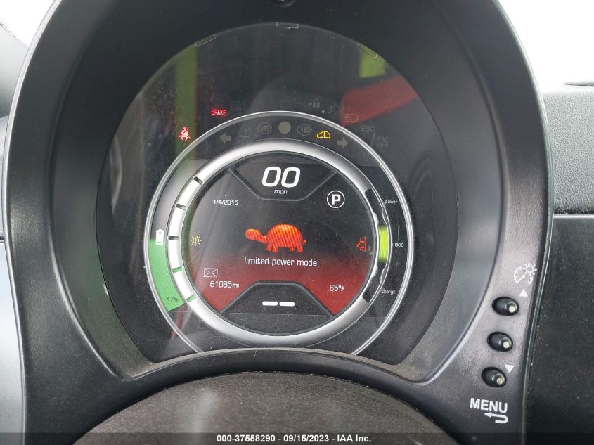 2013 FIAT 500E BATTERY ELECTRIC 3C3CFFGE4DT714081