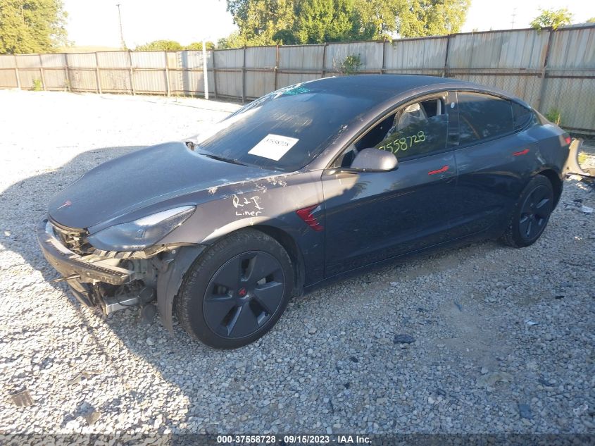 2022 TESLA MODEL 3 LONG RANGE - 5YJ3E1EB2NF207545