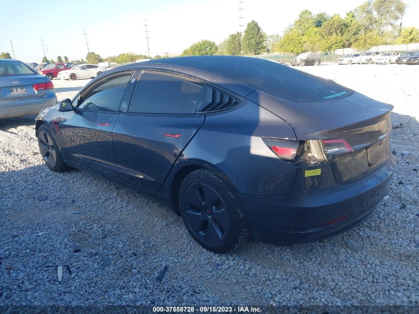 2022 TESLA MODEL 3 LONG RANGE - 5YJ3E1EB2NF207545