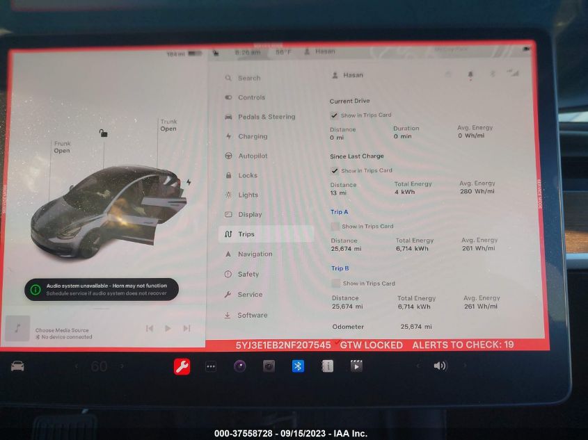 2022 TESLA MODEL 3 LONG RANGE - 5YJ3E1EB2NF207545