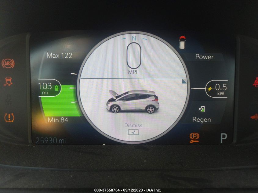 2017 CHEVROLET BOLT EV LT - 1G1FW6S02H4177011
