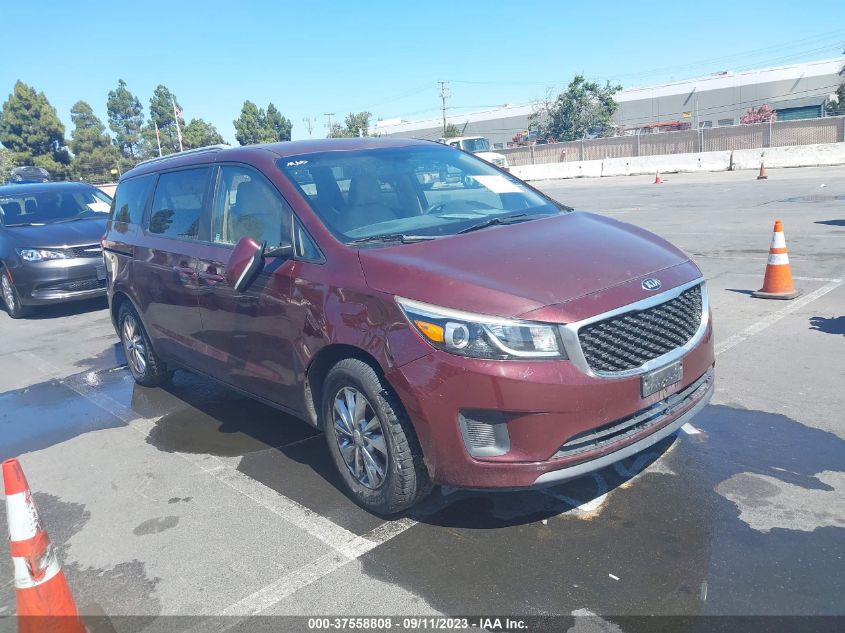 2015 KIA SEDONA LX - KNDMB5C10F6025709