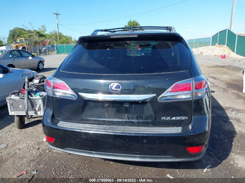2013 LEXUS RX 450H JTJBC1BA9D2440107