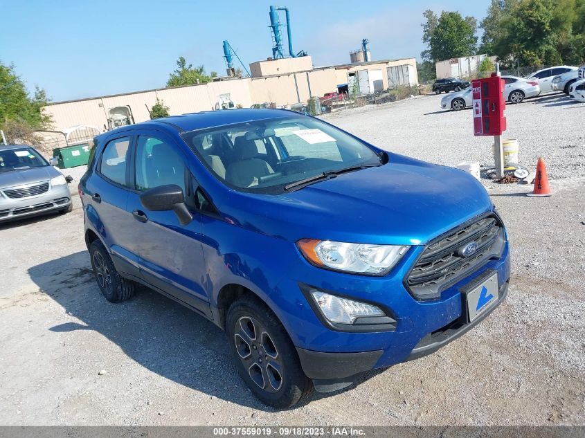 2018 FORD ECOSPORT S - MAJ6P1SL2JC227733