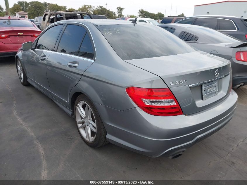 2014 MERCEDES-BENZ C-CLASS C 250 - WDDGF4HB6ER310303