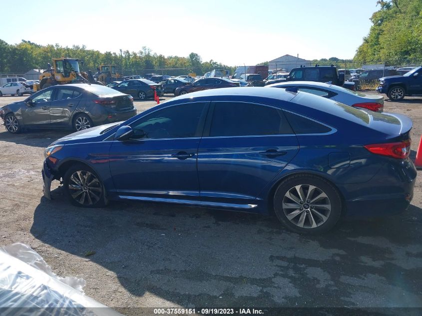 2017 HYUNDAI SONATA SPORT/LIMITED - 5NPE34AFXHH450874