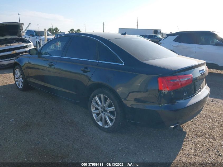 2013 AUDI A6 PREMIUM PLUS - WAUDFAFCXDN113497
