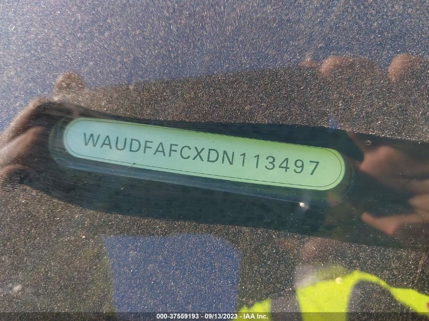 2013 AUDI A6 PREMIUM PLUS - WAUDFAFCXDN113497