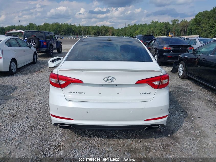 2016 HYUNDAI SONATA 2.4L LIMITED - 5NPE34AF9GH285771